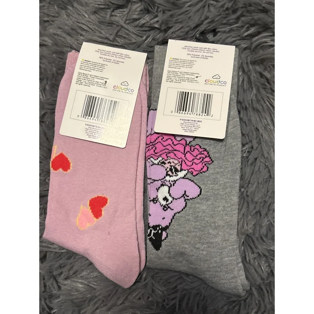 Care bears socks‎ (two pairs) nwt